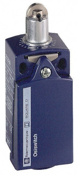 Telemecanique Sensors - SPDT, NC/NO, 240 VAC, 250 VDC, Screw Terminal, Roller Plunger Actuator, General Purpose Limit Switch - 1, 2, 4, 6, 12, 13 NEMA Rating, IP66, IP67 IPR Rating - Exact Tooling