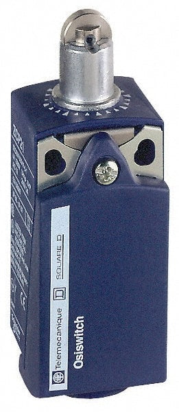Telemecanique Sensors - SPDT, NC/NO, 240 VAC, 250 VDC, Screw Terminal, Roller Plunger Actuator, General Purpose Limit Switch - 1, 2, 4, 6, 12, 13 NEMA Rating, IP66, IP67 IPR Rating - Exact Tooling