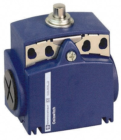 Telemecanique Sensors - SPDT, NC/NO, 240 VAC, 250 VDC, Screw Terminal, End Plunger Actuator, General Purpose Limit Switch - 1, 2, 4, 6, 12, 13 NEMA Rating, IP66, IP67 IPR Rating - Exact Tooling