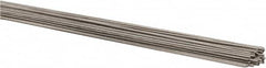 Welding Material - 36 Inch Long, 0.035 Inch Diameter, Bare Coated, Stainless Steel, TIG Welding and Brazing Rod - 1 Lb., Industry Specification 308L - Exact Tooling