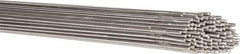 Welding Material - 36 Inch Long, 1/8 Inch Diameter, Bare Coated, Stainless Steel, TIG Welding and Brazing Rod - 10 Lb., Industry Specification 308L - Exact Tooling