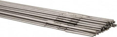Welding Material - 36 Inch Long, 1/16 Inch Diameter, Bare Coated, Stainless Steel, TIG Welding and Brazing Rod - 1 Lb., Industry Specification 312 - Exact Tooling
