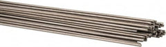 Welding Material - 36 Inch Long, 0.035 Inch Diameter, Bare Coated, Stainless Steel, TIG Welding and Brazing Rod - 1 Lb., Industry Specification 316L - Exact Tooling