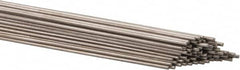 Welding Material - 36 Inch Long, 0.045 Inch Diameter, Bare Coated, Stainless Steel, TIG Welding and Brazing Rod - 1 Lb., Industry Specification 316L - Exact Tooling