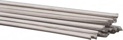 Welding Material - 36 Inch Long, 1/8 Inch Diameter, Bare Coated, Aluminum, TIG Welding and Brazing Rod - 1 Lb., Industry Specification 4043 - Exact Tooling