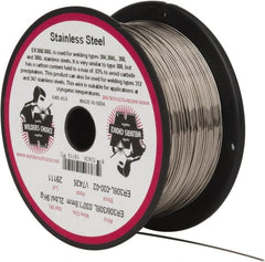 Welding Material - ER308L, 0.03 Inch Diameter, Stainless Steel MIG Welding Wire - 2 Lb. Roll - Exact Tooling