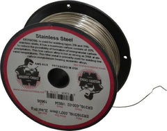 Welding Material - ER316L, 0.03 Inch Diameter, Stainless Steel MIG Welding Wire - 2 Lb. Roll - Exact Tooling