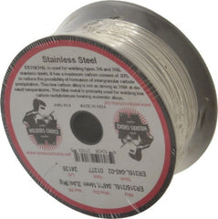 Welding Material - ER316L, 0.045 Inch Diameter, Stainless Steel MIG Welding Wire - 2 Lb. Roll - Exact Tooling