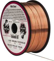 Welding Material - ER70S-6, 0.023 Inch Diameter, Carbon Steel MIG Welding Wire - 2 Lb. Roll - Exact Tooling