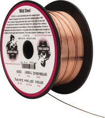 Welding Material - ER70S-6, 0.03 Inch Diameter, Carbon Steel MIG Welding Wire - 2 Lb. Roll - Exact Tooling