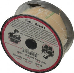 Welding Material - ERCuSi-A, 0.035 Inch Diameter, Silicon Bronze MIG Welding Wire - 2 Lb. Roll - Exact Tooling