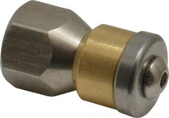 Value Collection - 3,000 psi Rotating, Sewer Pressure Washer Nozzle - 5.5mm Orifice Diam, 1/4" Thread - Exact Tooling