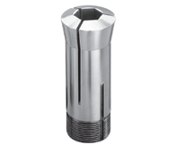 1/4" 5C Hex Collet with Internal & External Threads - Part # 5C-HI16-BV - Exact Tooling