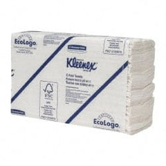 Kleenex - 1 Ply White C-Fold Paper Towels - 10-1/8" Wide - Exact Tooling