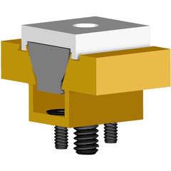 Model 60075 - 1/4″-20 Thread Size - Machinable Uniforce Clamp with Locking Plate - Exact Tooling
