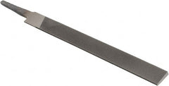 Value Collection - 6" Long, Second Cut, Knife American-Pattern File - Double Cut, 5/32" Overall Thickness, Tang - Exact Tooling