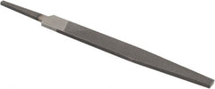 Value Collection - 4" Long, Smooth Cut, Warding American-Pattern File - Double Cut, 3/64" Overall Thickness, Tang - Exact Tooling