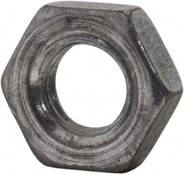 Value Collection - M5x0.80 Steel Right Hand Hex Jam Nut - 8mm Across Flats, 2.7mm High, Zinc-Plated Finish - Exact Tooling