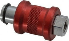 Legris - 1/8" Pipe, FNPT x FNPT, Nickel Plated Brass Standard Slide Valve - 230 Max psi, Anodized Aluminum Sleeve - Exact Tooling