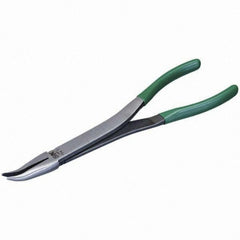 SK - Bent Nose Pliers - 11" W/CUSHION GRIP XLONG NEEDLE NOSE PLIER - Exact Tooling