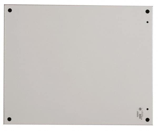 Cooper B-Line - 32-7/8" OAW x 44-7/8" OAH Powder Coat Finish Electrical Enclosure Flanged Panel - 48" x 36" Box, 12 Gauge Steel, Use with 364812-12D/483610-12/483612-12/483616-12/483620-12/48368-12 - Exact Tooling