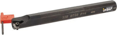 Iscar - Internal Thread, Right Hand Cut, 3/4" Shank Width x 3/4" Shank Height Indexable Threading Toolholder - 7" OAL, P 16 Insert Compatibility, SI Toolholder, Series SIR - Exact Tooling