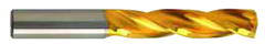 6.3mm Dia-Carbide HP 5XD Drill-150° Point-TiN - Exact Tooling
