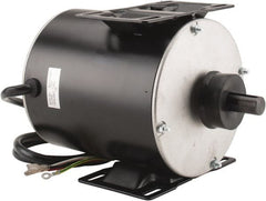 Maxess Climate Control Technologies - 1 hp, Enclosed, Auto Thermal Protection, 1,200 RPM, 120 Volt, 60 Hz, Electric Motor - Size 164 Frame, Horizontal or Vertical Mount, 2 Speed, Ball Bearings - Exact Tooling