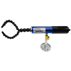 Vortec - Cold Air Coolant Systems; Type: Dual Nozzle Cold Air Gun System ; Air Capacity (BTU/Hr): 1500 ; Hose Length (Inch): 15 ; Hose Inside Diameter (Inch): 1/4 ; Number of Outlets: 2.000 ; Tank/Unit Length (Inch): 10-5/8 - Exact Tooling