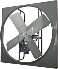 Americraft - 24" Blade, Belt Drive, 1/3 hp, 5,300 CFM, TEFC Exhaust Fan - 1.6/0.8 Amp, 230/460 Volt, Three Phase - Exact Tooling