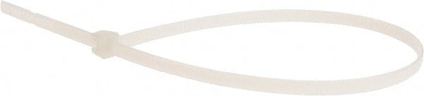 Value Collection - 11.4173" Long Natural (Color) Nylon Standard Cable Tie - 50 Lb Tensile Strength - Exact Tooling