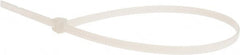 Value Collection - 11.4173" Long Natural (Color) Nylon Standard Cable Tie - 50 Lb Tensile Strength - Exact Tooling