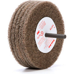 Scotch-Brite Cut and Polish Disc D5 4 in × 1-1/4 in × 1/4 in A MED 10 per case - Exact Tooling