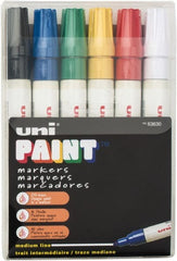 Sharpie - Black, Blue, Green, Red, White, Yellow Paint Marker - Bullet Tip, Oil Based - Exact Tooling