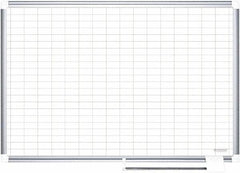 MasterVision - 36" High x 48" Wide Magnetic Dry Erase Calendar - Steel - Exact Tooling