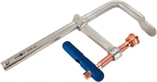 Wilton - 5-1/2" Deep Throat, 12" Max Capacity, Standard Sliding Arm Clamp - 2,660 Lb Clamping Pressure - Exact Tooling