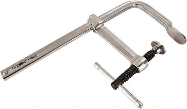 Wilton - 5-1/2" Deep Throat, 12" Max Capacity, Standard Sliding Arm Clamp - 1,800 Lb Clamping Pressure - Exact Tooling