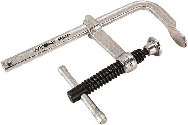 Wilton - 2-1/4" Deep Throat, 8" Max Capacity, Standard Sliding Arm Clamp - 400 Lb Clamping Pressure - Exact Tooling