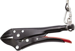 Proto - 9-1/4" OAL Straight Jaw Locking Pliers - 5/8" Jaw Width, Straight Handle - Exact Tooling
