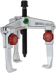 KUKKO - 3 Jaw, 1-7/16" to 4-3/4" Spread, 6 Ton Capacity, Reversible Puller - 3.94" Reach, 7-3/4" Long, For Gears, Bearings, Pulleys, Bushings, Seals - Exact Tooling