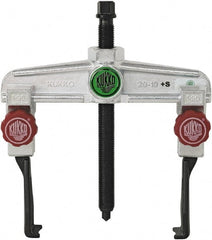 KUKKO - 2 Jaw, 1-7/16" to 3-9/16" Spread, 5 Ton Capacity, Reversible Puller - 3.94" Reach, 7-3/4" Long, For Gears, Bearings, Pulleys, Bushings, Seals - Exact Tooling