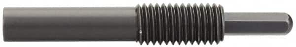 Vlier - 1-8, 2" Thread Length, 1" Plunger Projection, Steel Threaded Spring Plunger - 0.5000 (Hex)" Max Plunger Diam, Long, 7" Plunger Length, 4 Lb Init End Force, 22 Lb Final End Force, 0.5" Hex - Exact Tooling