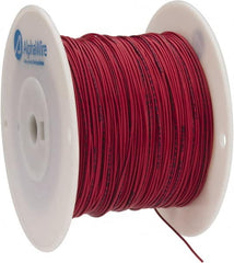 Alpha Wire - 22 AWG, 7 Strand, 305 m OAL, Tinned Copper Hook Up Wire - Red PVC Jacket, 0.062" Diam - Exact Tooling