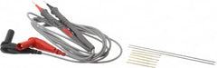 Pomona - Red/Black Electrical Test Equipment Probe - Use with Digital Multimeters - Exact Tooling