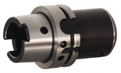 Kennametal - HSK63A Taper, 1.2598" Inside Hole Diam, 3.5433" Projection, Whistle Notch Adapter - Through Coolant - Exact Tooling