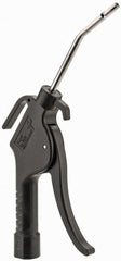 Value Collection - 160 Max psi Bent Fixed Safety Extension Tube Pistol Grip Blow Gun - 1/4 NPT, 4" Tube Length, Plastic - Exact Tooling