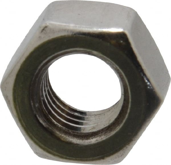 Value Collection - M8x1.25 Metric Coarse Stainless Steel Right Hand Heavy Hex Nut - 13mm Across Flats, 8mm High, Uncoated - Exact Tooling