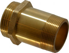Value Collection - Brass Nipple - For Use with Fire Hose - Exact Tooling