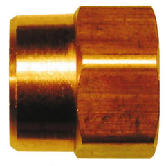 Cerro - 1/2 FPT & 3/4 FGHT Garden Hose Fitting - Brass, Female Hose to Female Pipe Connector - Exact Tooling