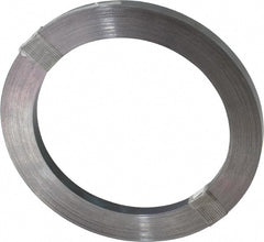 Value Collection - 1 Piece, 100 Ft. Long x 1/2 Inch Wide x 0.01 Inch Thick, Roll Shim Stock - Spring Steel - Exact Tooling